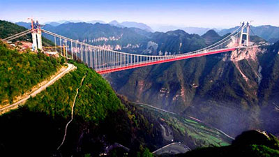 Самый высокий в мире подвесной мост