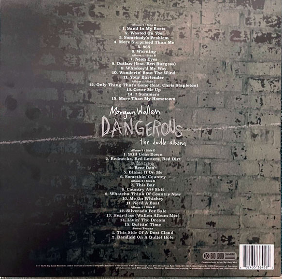 альбом Dangerous: The Double Album - Morgan Wallen фото 2