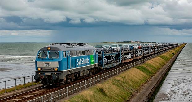 BR 218.9 SyltShuttle — усиленный тепловоз для поездов на остров Зюльт