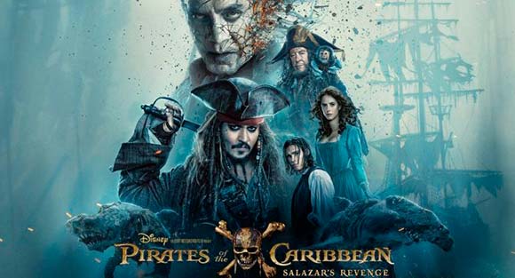 Очередное продолжение фильма о Джеке Воробье - Пираты Карибского моря: Мертвецы не рассказывают сказки