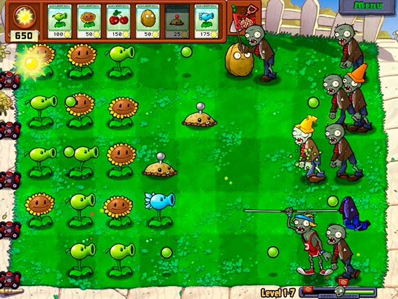 Популярность у Plants vs. Zombies среди любителей хоррор-тематики чрезвычайно высокая