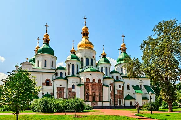 Софийский собор в Киеве построен в период расцвета Киевской Руси, крупного восточнославянского государства